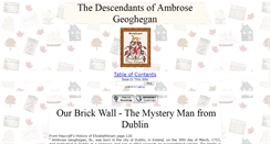 Desktop Screenshot of geoghegan.anniegms.com